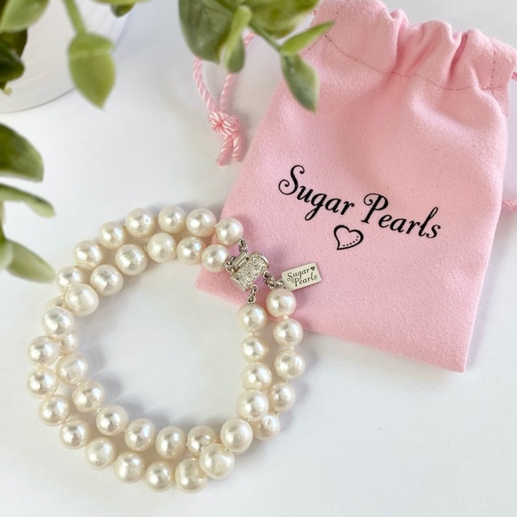 Freshwater Pearl Double Strand Bracelet - Picture 2 of 5